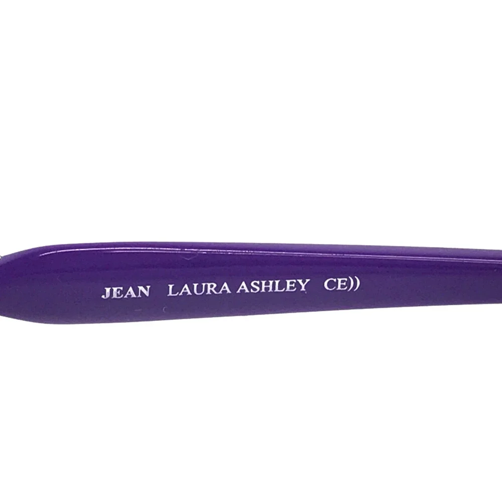 Laura Ashley Eyeglasses Frames Jean C4-FIG Purple Orange Gold Cat Eye 52-17-135